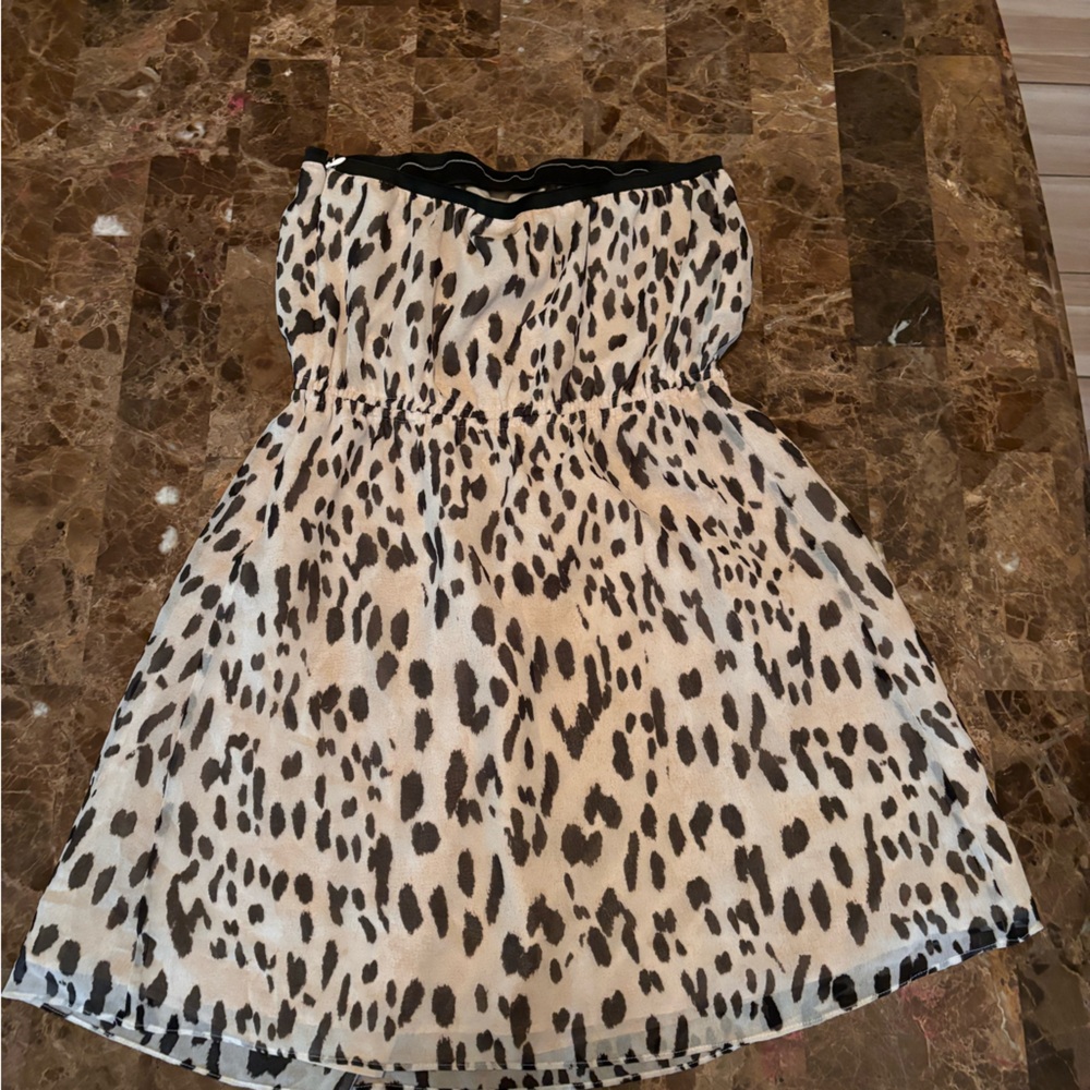 Cheetah print dress
